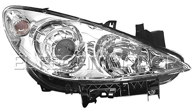 FARO PRINCIPAL Lado derecho (acompañante) PEUGEOT 307 CC (05-09) Descapotable - 11546008