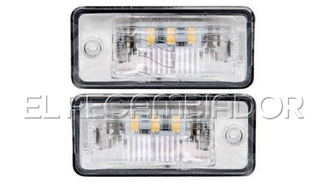LICENSE PLATE LIGHT Set Left+right AUDI A6 (08-11) Allroad - 17122209