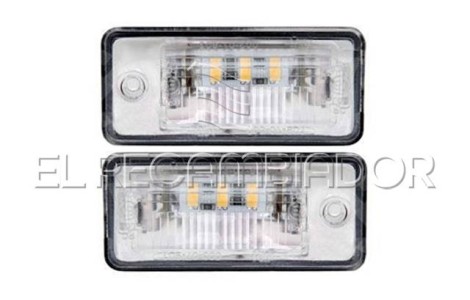 LICENSE PLATE LIGHT Set Left+right AUDI A6 (08-11) Allroad - 17122209