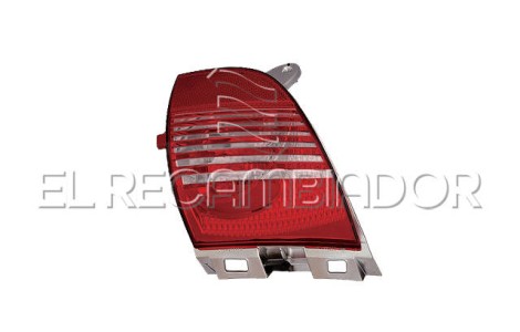 PILOTO EN PARAGOLPES TRASERO Lado derecho (acompañante) PEUGEOT 2008 (13-15) - 16544412