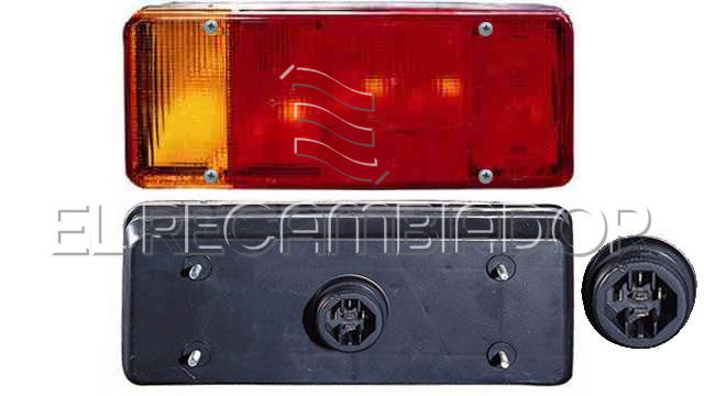 REAR LAMP Left side (driver) PEUGEOT BOXER (94-02) - 16305201