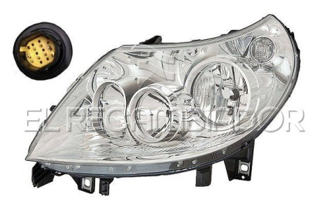 HEADLAMP Left side (driver) PEUGEOT BOXER (06-13) - 11305405
