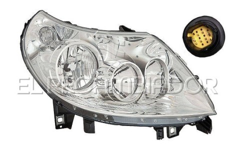 HEADLAMP Right side (passenger) PEUGEOT BOXER (06-13) - 11305406