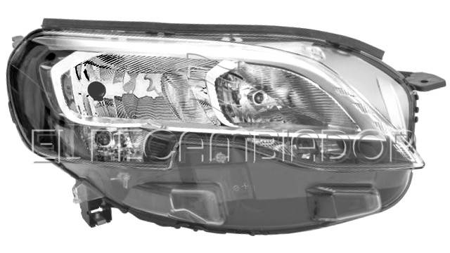 HEADLAMP Right side (passenger) PEUGEOT EXPERT (16-) - 11309212