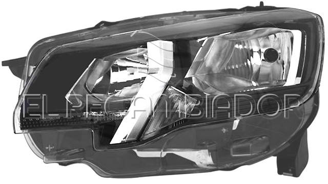 HEADLAMP Left side (driver) PEUGEOT RIFTER (18-) 2 Portones Tras. - 11223741