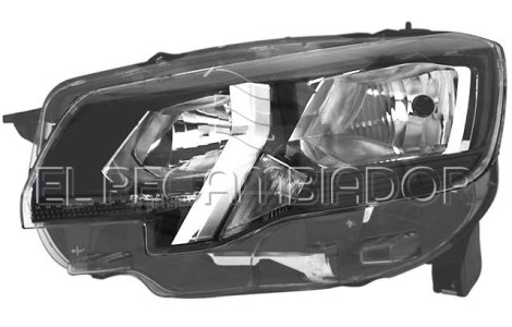 HEADLAMP Left side (driver) PEUGEOT RIFTER (18-) 2 Portones Tras. - 11223741