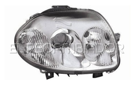 HEADLAMP Right side (passenger) RENAULT CLIO (98-01) - 11804204