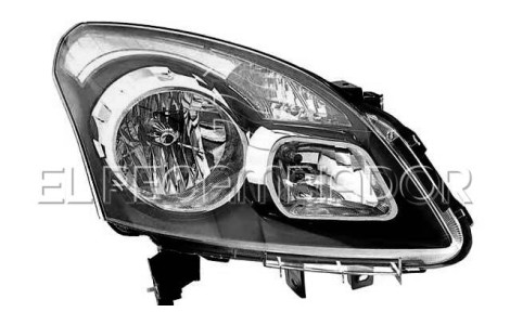 HEADLAMP Right side (passenger) RENAULT KOLEOS (08-11) - 11804712