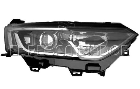 HEADLAMP Right side (passenger) RENAULT KOLEOS (17-) - 11804822