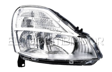 HEADLAMP Right side (passenger) RENAULT GRAND MODUS (08-13) - 11808602