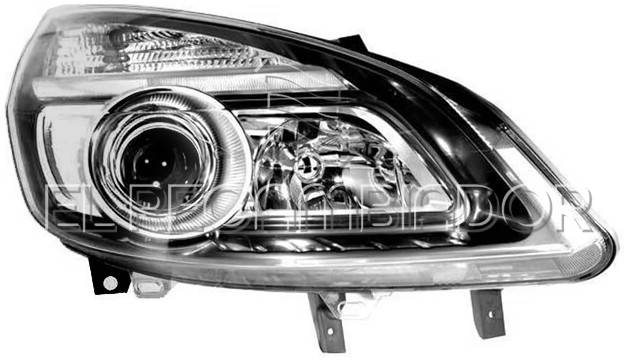 HEADLAMP Right side (passenger) RENAULT SCENIC (05-08) - 11804612