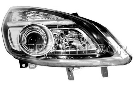 HEADLAMP Right side (passenger) RENAULT SCENIC (05-08) - 11804612