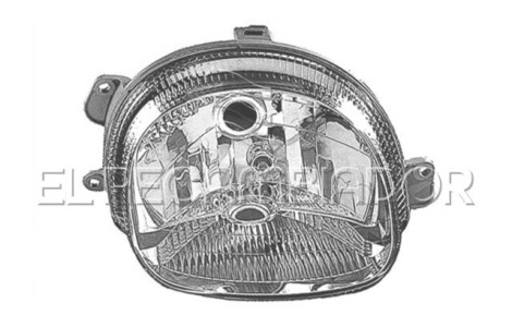 HEADLAMP Right side (passenger) RENAULT TWINGO (00-07) - 11805202