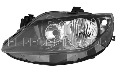 HEADLAMP Left side (driver) SEAT IBIZA (09-12) SC 3 Ptas. Sport Coupé - 11852205