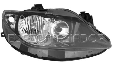 HEADLAMP Right side (passenger) SEAT IBIZA (09-12) SC 3 Ptas. Sport Coupé - 11852206