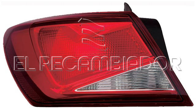 REAR LAMP Left side (driver) SEAT LEON (12-16) - 16852221