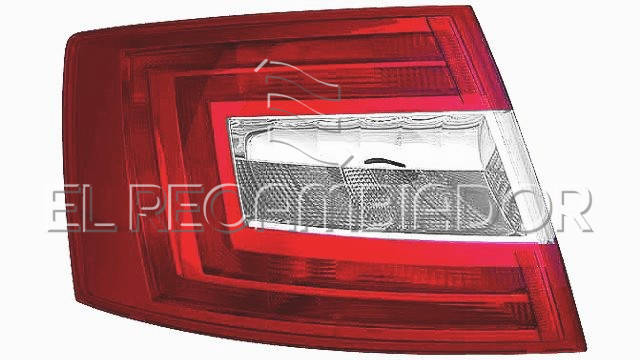 REAR LAMP Left side (driver) SKODA OCTAVIA (13-17) 5 Ptas. - 16861901