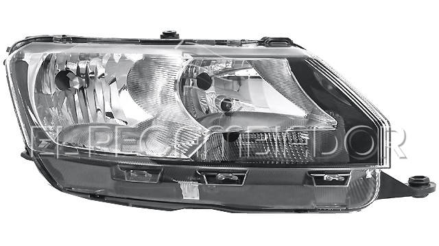 HEADLAMP Right side (passenger) SKODA RAPID (12-22) - 11862102