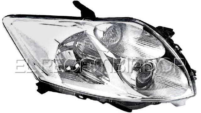 HEADLAMP Right side (passenger) TOYOTA AURIS (07-10) 3 Ptas. / 5 Ptas. - 11901302