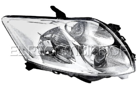 HEADLAMP Right side (passenger) TOYOTA AURIS (07-10) 3 Ptas. / 5 Ptas. - 11901302