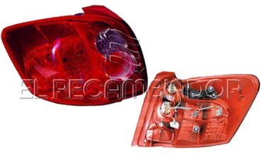 REAR LAMP Left side (driver) TOYOTA AURIS (07-10) 3 Ptas. / 5 Ptas. - 16901331