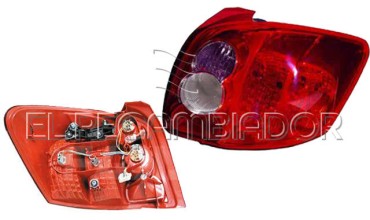 REAR LAMP Right side (passenger) TOYOTA AURIS (07-10) 3 Ptas. / 5 Ptas. - 16901332