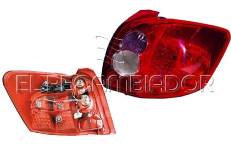 REAR LAMP Right side (passenger) TOYOTA AURIS (07-10) 3 Ptas. / 5 Ptas. - 16901332