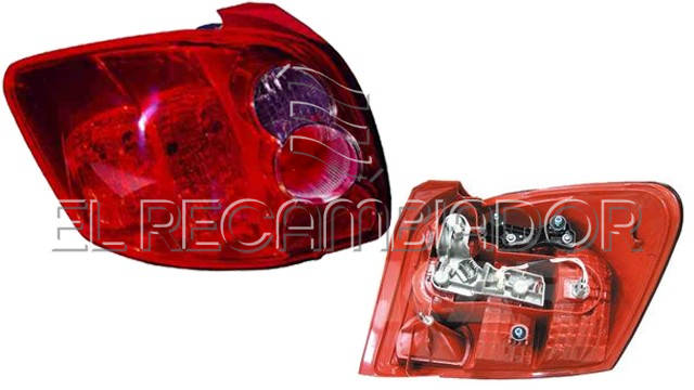 REAR LAMP Left side (driver) TOYOTA AURIS (07-10) 3 Ptas. / 5 Ptas. - 16901333