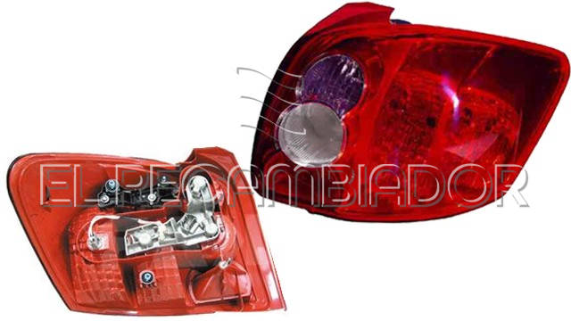 REAR LAMP Right side (passenger) TOYOTA AURIS (07-10) 3 Ptas. / 5 Ptas. - 16901334