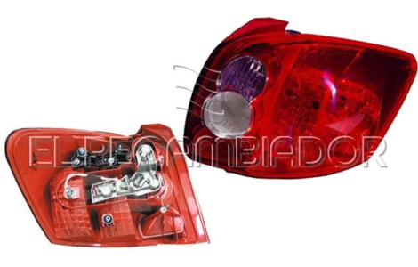 REAR LAMP Right side (passenger) TOYOTA AURIS (07-10) 3 Ptas. / 5 Ptas. - 16901334