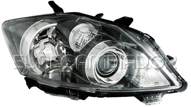 HEADLAMP Right side (passenger) TOYOTA AURIS (10-12) 3 Ptas. / 5 Ptas. - 11017902