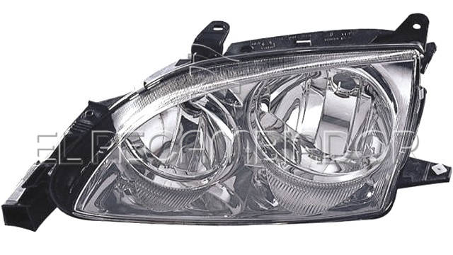 HEADLAMP Left side (driver) TOYOTA AVENSIS (00-03) 4 Ptas. Sedán - 11907101