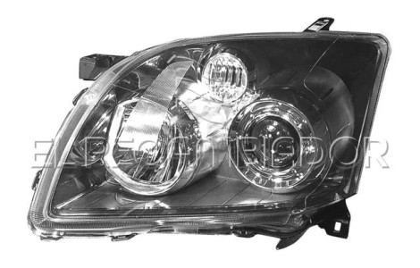 HEADLAMP Left side (driver) TOYOTA AVENSIS (06-08) 4 Ptas. Sedán - 11907205