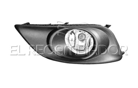 FOG LAMP Left side (driver) TOYOTA AVENSIS (06-08) 4 Ptas. Sedán - 13907273