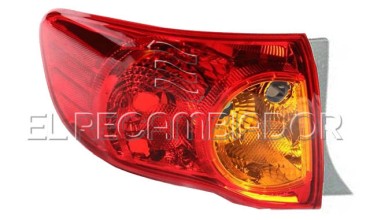 REAR LAMP Left side (driver) TOYOTA COROLLA (07-10) 4 Ptas. Sedán - 16900931