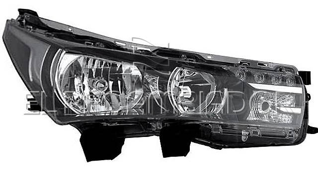 HEADLAMP Right side (passenger) TOYOTA COROLLA (13-19) 4 Ptas. Sedán - 11013502