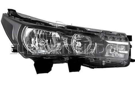HEADLAMP Right side (passenger) TOYOTA COROLLA (13-19) 4 Ptas. Sedán - 11013502