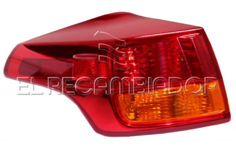 REAR LAMP Left side (driver) TOYOTA RAV-4 (13-15) - 16907821