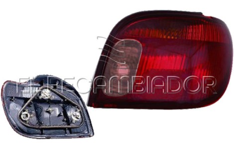 REAR LAMP Right side (passenger) TOYOTA YARIS (03-05) - 16907632