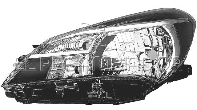 HEADLAMP Left side (driver) TOYOTA YARIS (14-16) - 11022901