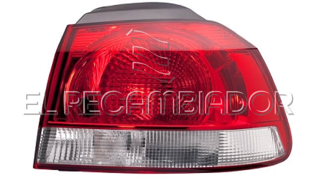 PILOTO TRASERO Lado derecho (acompañante) VW GOLF (08-13) 3 Ptas. / 5 Ptas. - 16910944