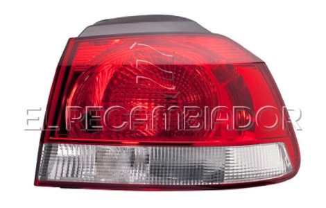 PILOTO TRASERO Lado derecho (acompañante) VW GOLF (08-13) 3 Ptas. / 5 Ptas. - 16910944