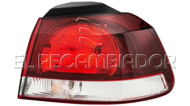 PILOTO TRASERO Lado derecho (acompañante) VW GOLF (08-13) 3 Ptas. / 5 Ptas. - 16910942