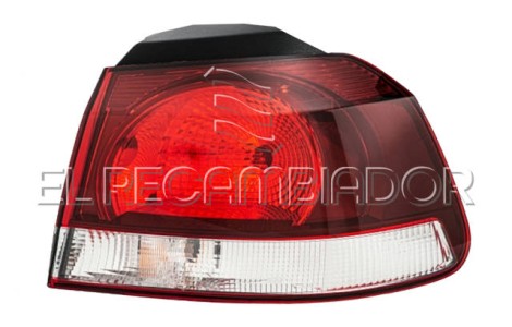 PILOTO TRASERO Lado derecho (acompañante) VW GOLF (08-13) 3 Ptas. / 5 Ptas. - 16910942