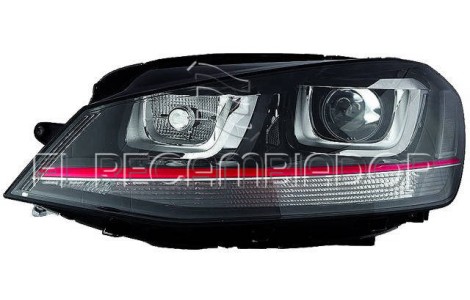 HEADLAMP Left side (driver) VW GOLF (13-17) GTI-GTD-GTE-TSI-TDE-R - 11010711