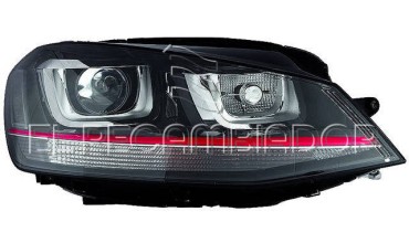 HEADLAMP Right side (passenger) VW GOLF (13-17) GTI-GTD-GTE-TSI-TDE-R - 11010712