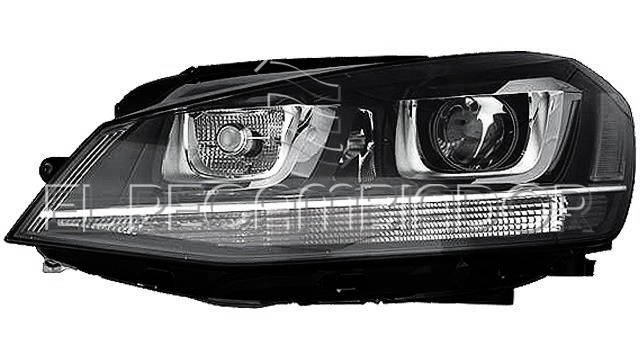 HEADLAMP Left side (driver) VW GOLF (13-17) GTI-GTD-GTE-TSI-TDE-R - 11010721