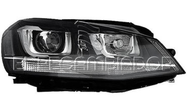 HEADLAMP Right side (passenger) VW GOLF (13-17) GTI-GTD-GTE-TSI-TDE-R - 11010722
