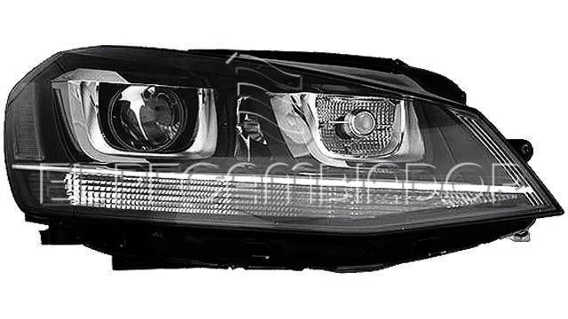 HEADLAMP Right side (passenger) VW GOLF (13-17) GTI-GTD-GTE-TSI-TDE-R - 11010722
