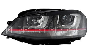 HEADLAMP Left side (driver) VW GOLF (13-17) GTI-GTD-GTE-TSI-TDE-R - 11010751